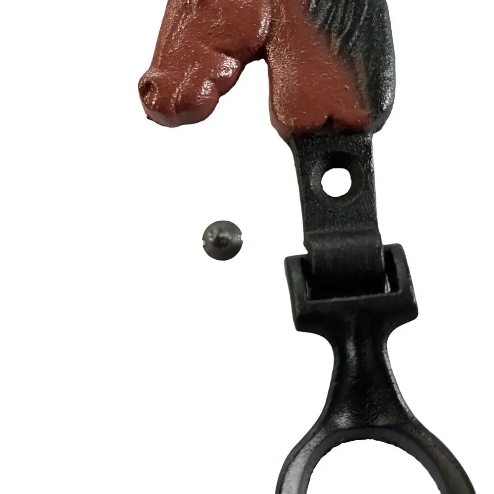 Horse Head Bottle Opener Cast Iron Beer Soda Bottles Vintage Wall Mounted Retro